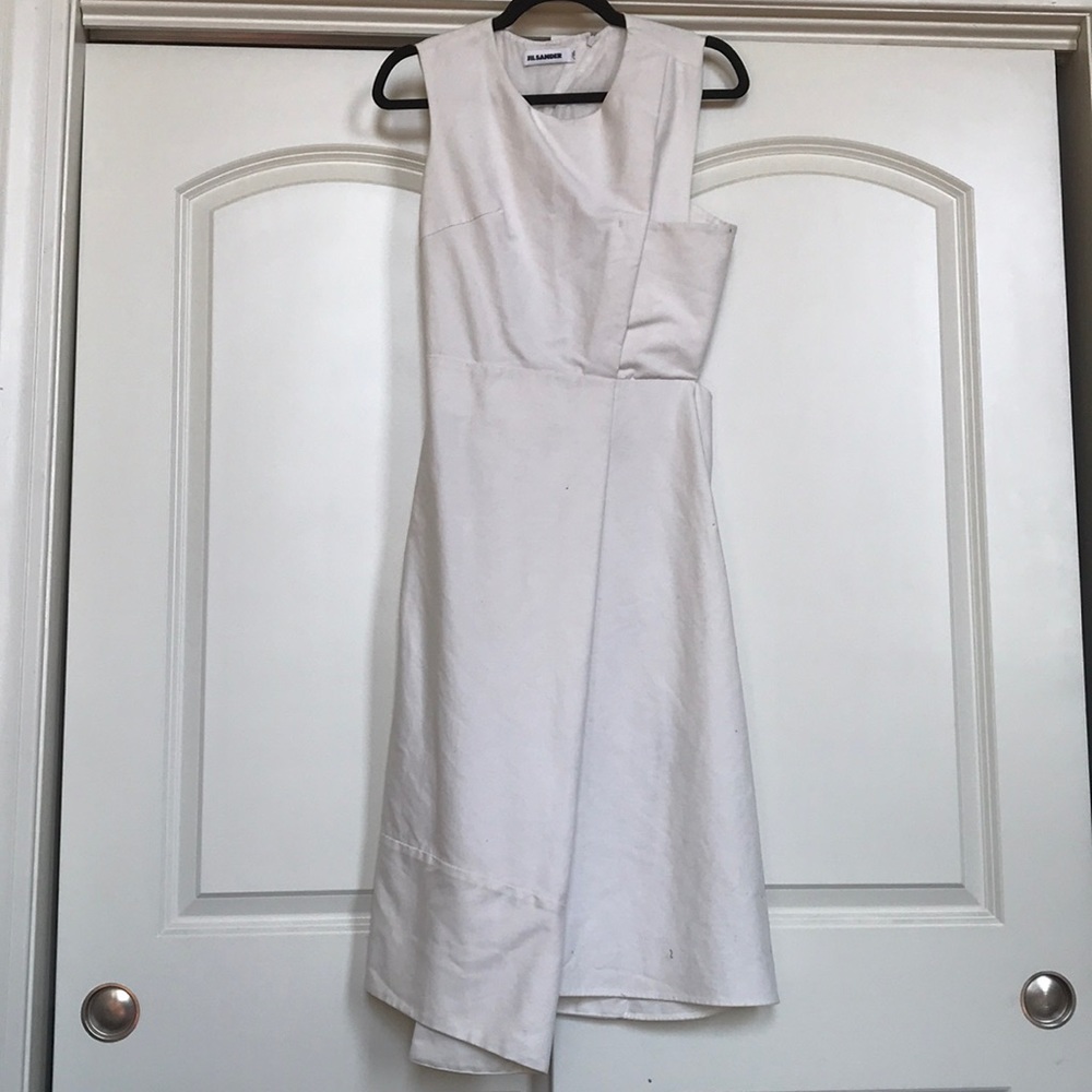 NWOT Jil Sander Geometric Cutout Dress